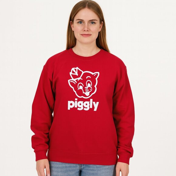 Sweaters - Red Piggly Wiggly Sweatshirt Size Medium